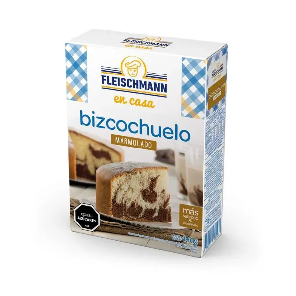 Premezcla Fleischmann Bizcochuelo Marmolado 480 g