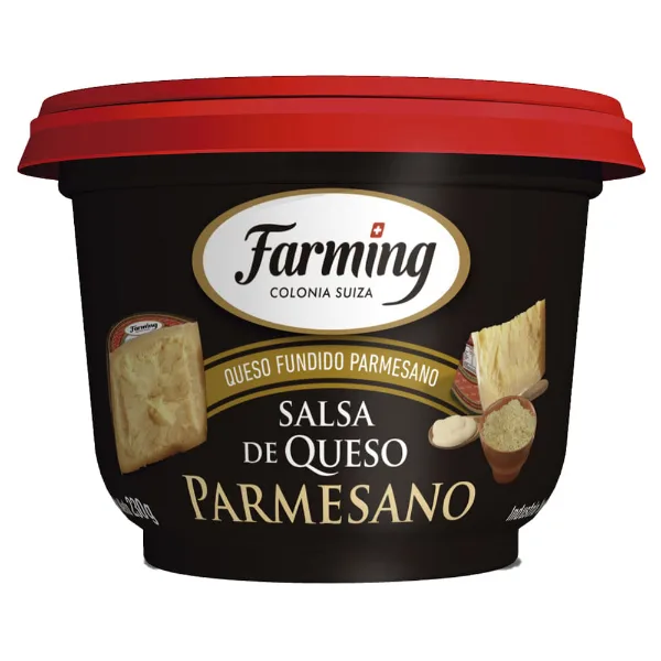 Salsa de queso parmesano Farming 230 g