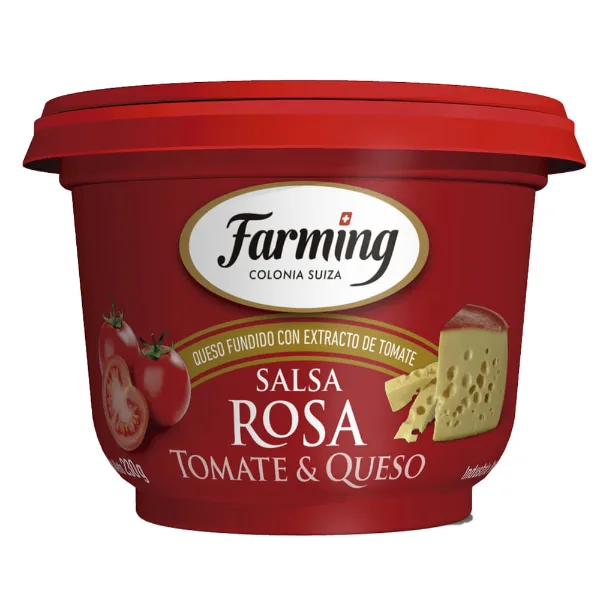 Salsa rosa de queso y tomate Farming 230 g
