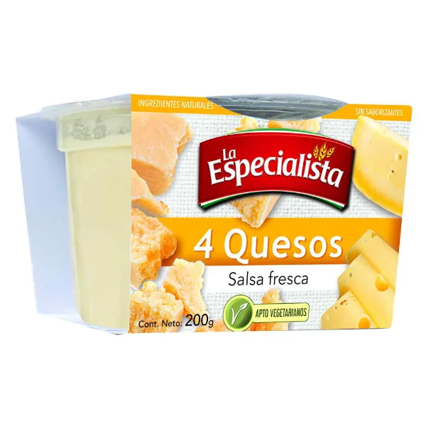 Salsa 4 quesos La Especialista 200 g