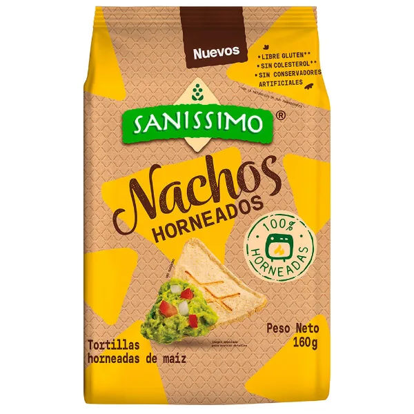 Nachos Clásicos Sanissimos 160 g