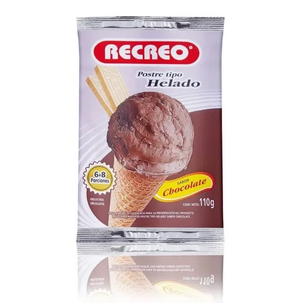 Helado Recreo Chocolate Polvo 100 g