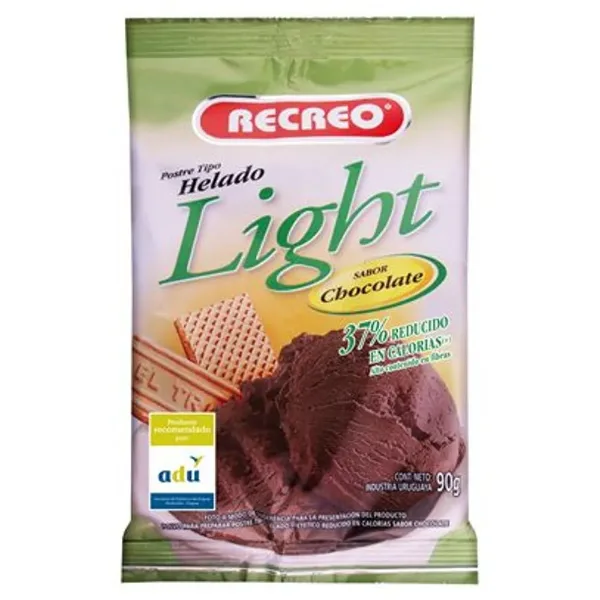 Helado Recreo Diet Chocolate Polvo 80 g