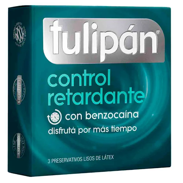 Preservativo Tulipán control retardante 3 un.