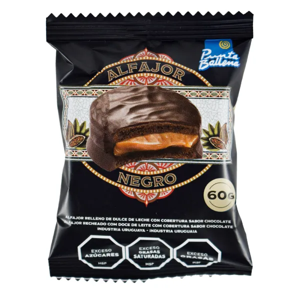 Alfajor negro Punta Ballena 60 g