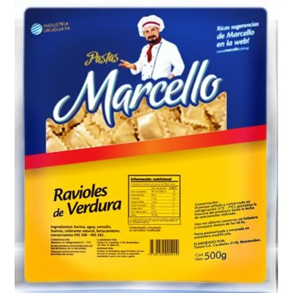 Ravioles Marcelo Verdura 500 g