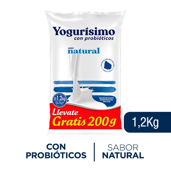 Yogur Yogurísimo Natural 1,2 kg
