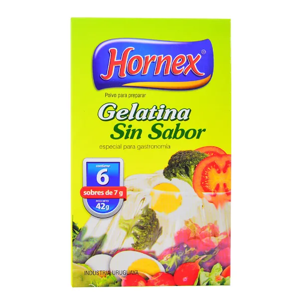 Gelatina sin Sabor Hornex 42 g