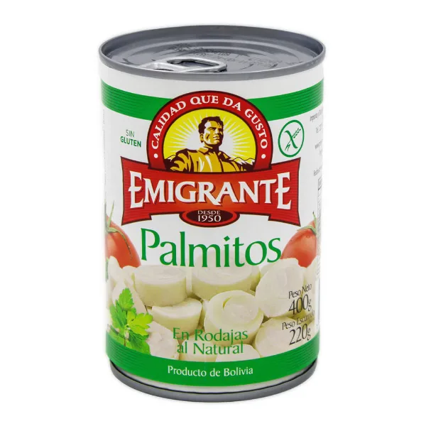 Palmitos en rodajas Emigrante 400 g