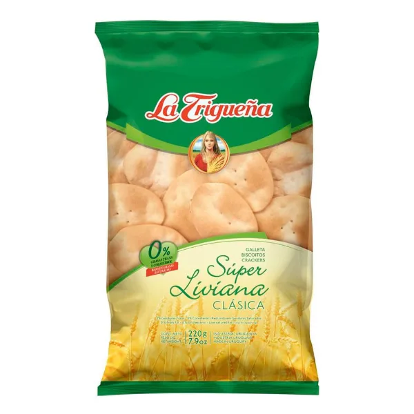 Galleta Súper Liviana La Trigueña Natural 220 g