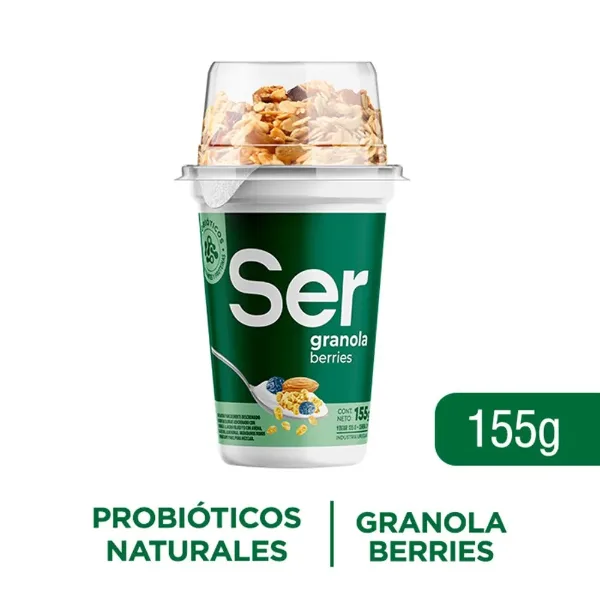 Yogur Ser Capuchon Granola Berries 155 ml