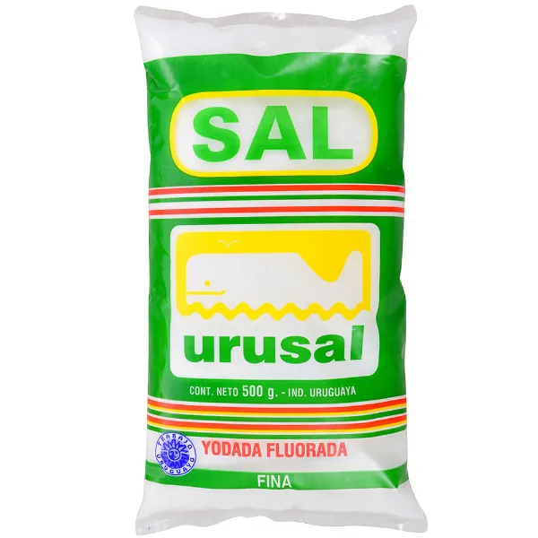 Sal fina Urusal yodada fluorada 500 g