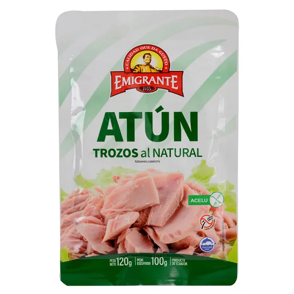 Atún Emigrante Trozos al natural 120 g