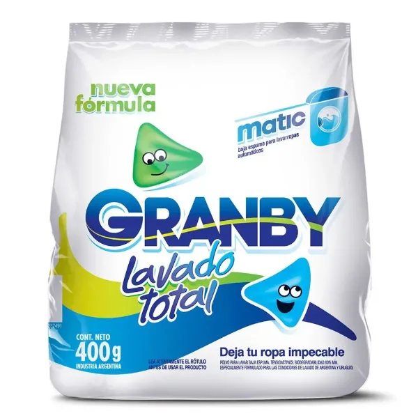 Jabon en Polvo Granby Matic 400 g