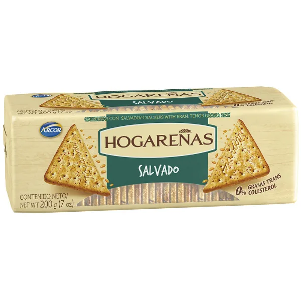 Galletas Hogareñas salvado 200 g