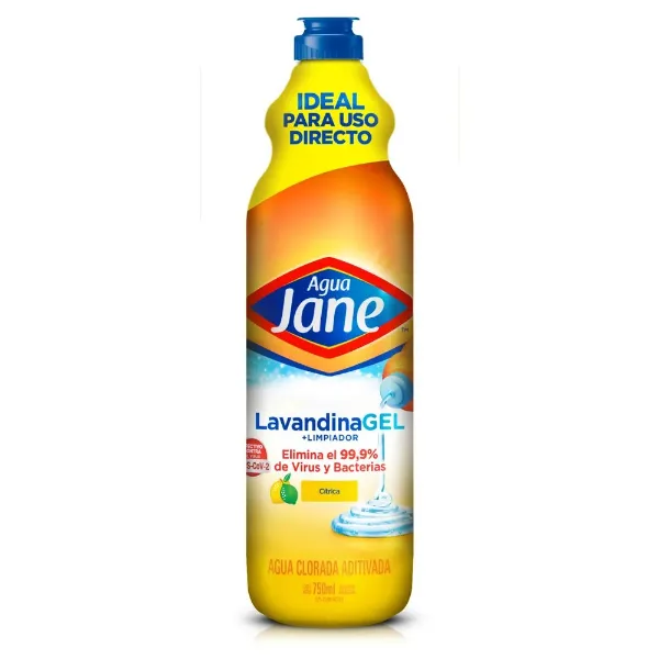 Lavandina Agua Jane Gel Citrica 750 ml