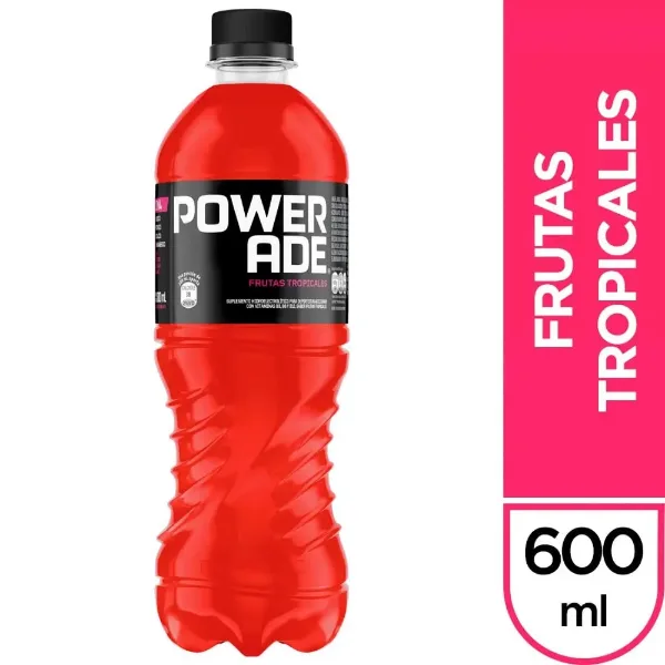 Bebida Powerade Isotonico Frutas Tropicales 600 ml