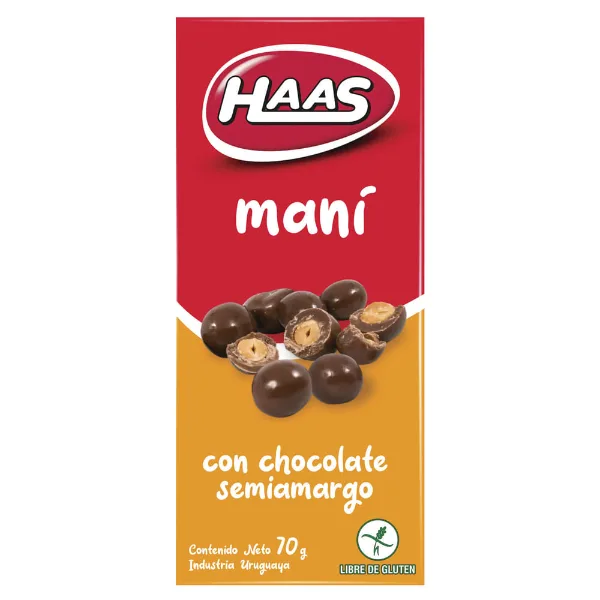 Maní con Chocolate Haas 70 g