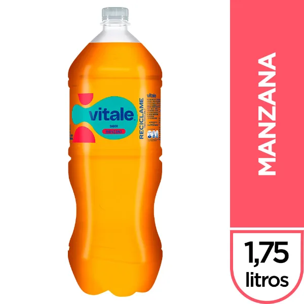 Agua Vitale manzana cero 1,75 l