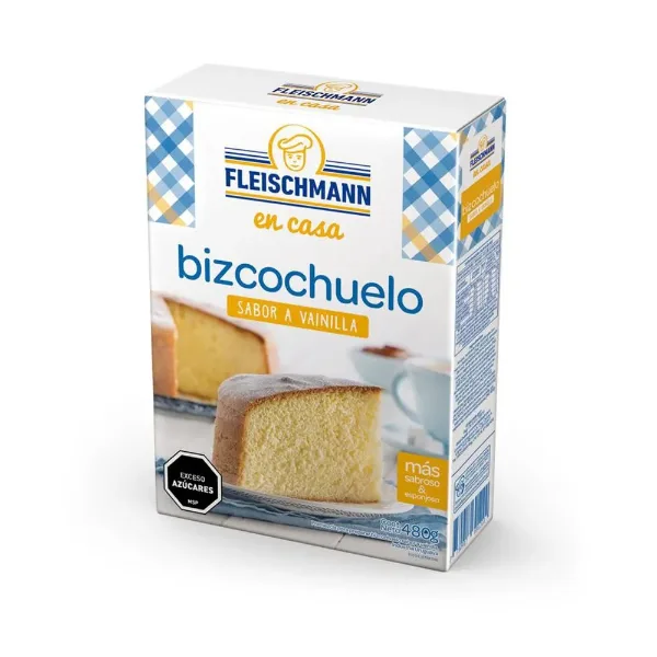 Premezcla Fleischmann Bizcochuelo Vainilla 480 g