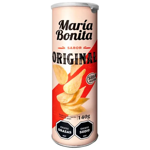 Papá frita María Bonita clásicas tubo 140 g