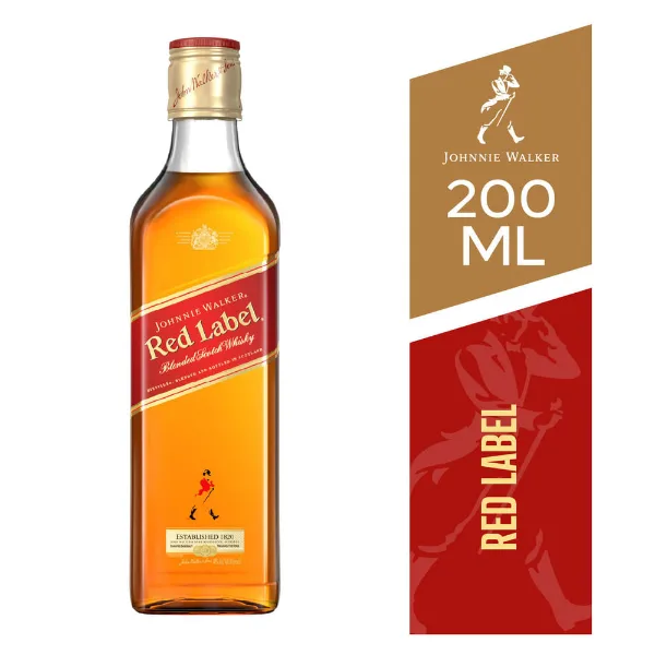 Whisky Escocés Johnnie Walker Rojo petaca