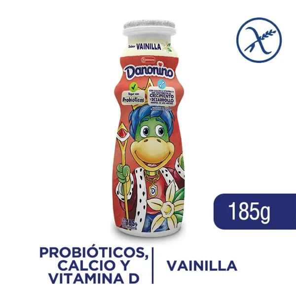 Yogur Danonino Botella Vainilla 185 g