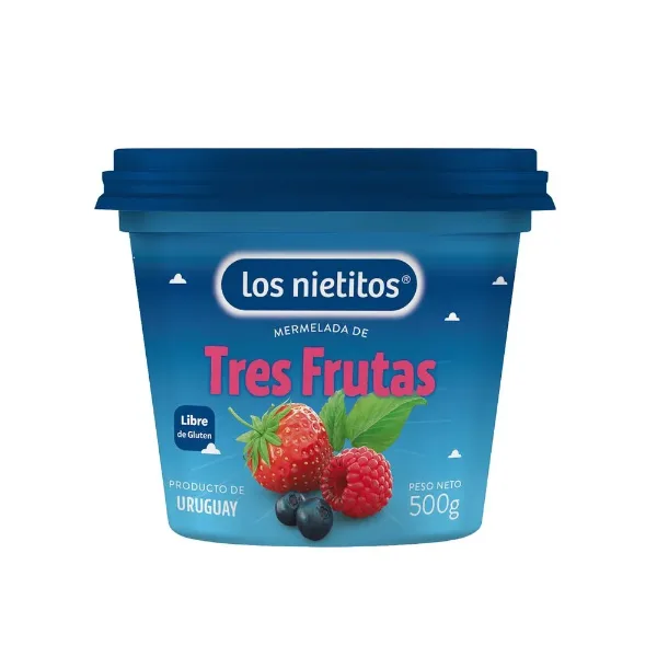 Mermelada Los Nietitos 3 Frutas 500 g