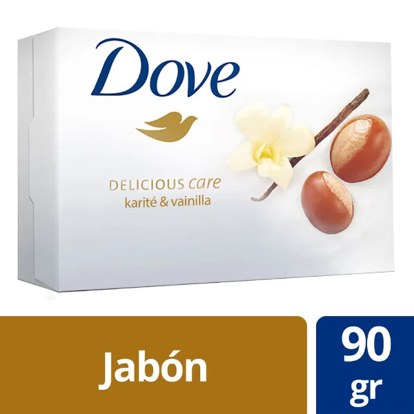 Jabón Tocador Dove Karite y Vainilla 90 g