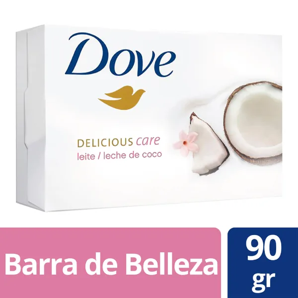 Jabón de tocador Dove leche de coco 90 g
