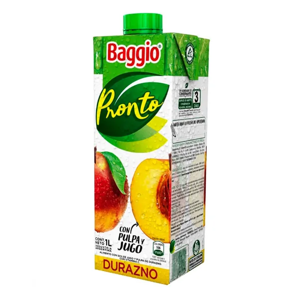 Jugo Baggio Durazno 1 l