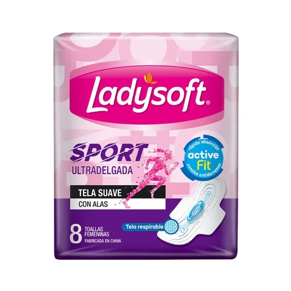 Toalla Femenina Ladysoft Sport 8 un.