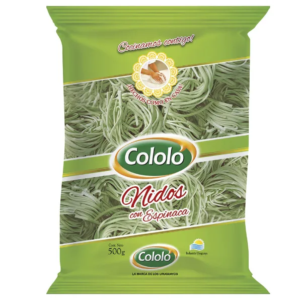 Fideos Nido Cololó Espinaca Tipo Casero 500 g