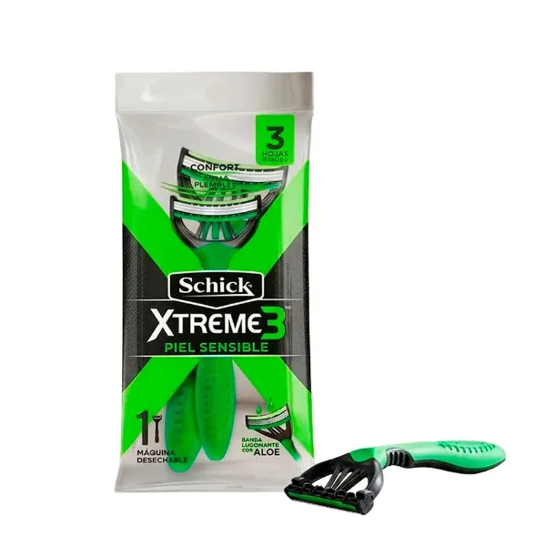 Afeitadora Schick Xtreme Iii Piel Sensible 1 un.