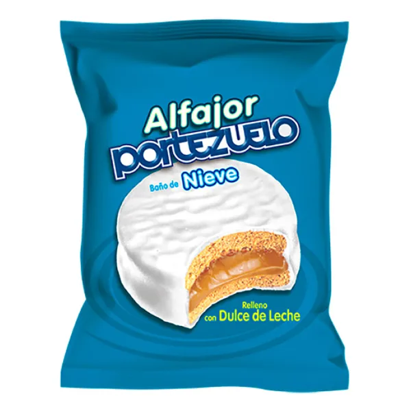 Alfajor Portezuelo nieve