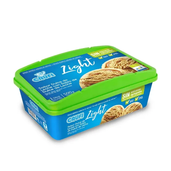 Helado Crufi Diet Dulce de Leche C/Salsa 1 l