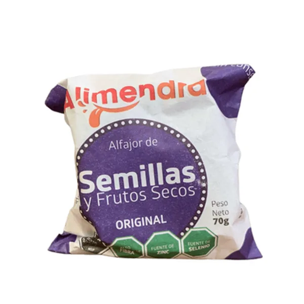 Alfajor Alimendra Original sin Gluten 70 g
