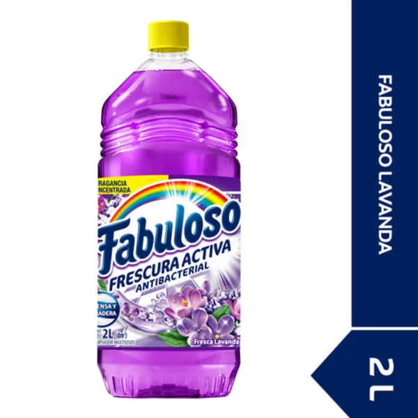 Limpiador Fabuloso antibacterial lavanda 2 l
