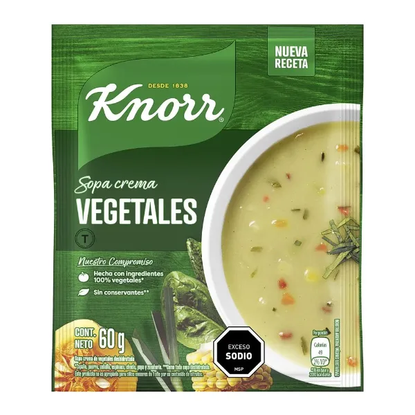 Sopa Knorr Crema Verdura 60 g