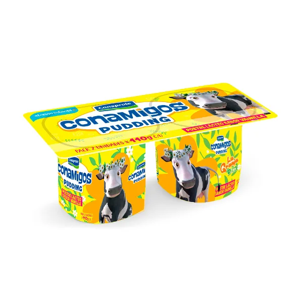 Pudding vainilla Conamigos 220 g 2 un.