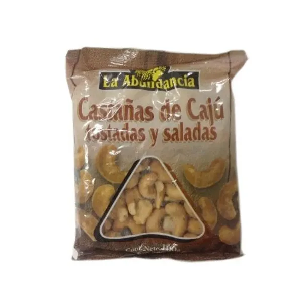 Castañas de Caju La Abundancia Tostadas-Saladas 100 g