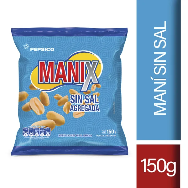 Mani pelado sin sal Manix 150 g