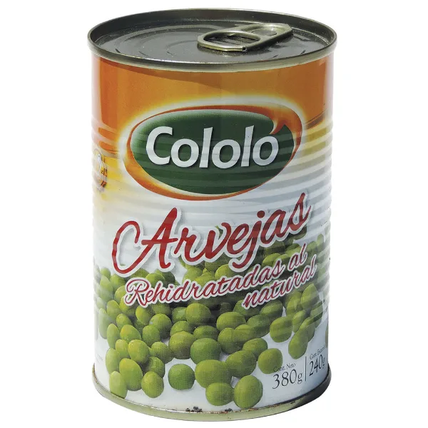 Arvejas Rehidratadas Cololó 380 g