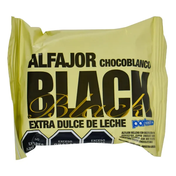 Alfajor Black Portezuelo extra blanco 60 g