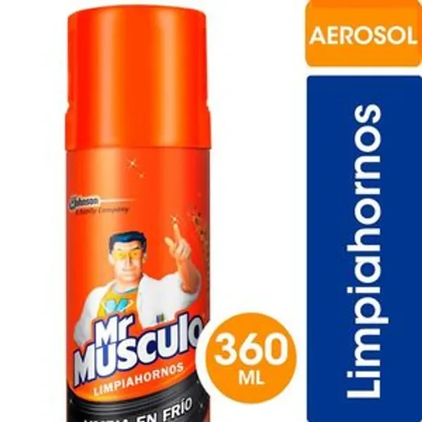 Limpiador Mr Musculo Horno Aerosol.