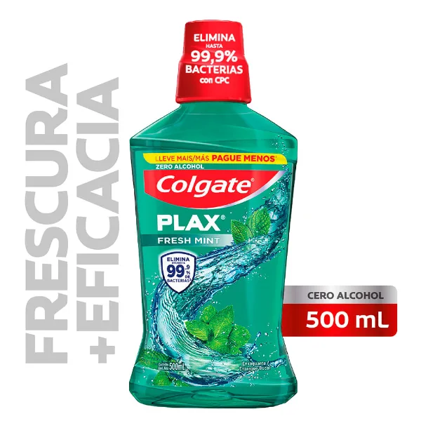 Enjuague Bucal Colgate Plax Menta 500 ml