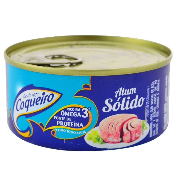 Atún solido en aceite Coqueiro 170 g
