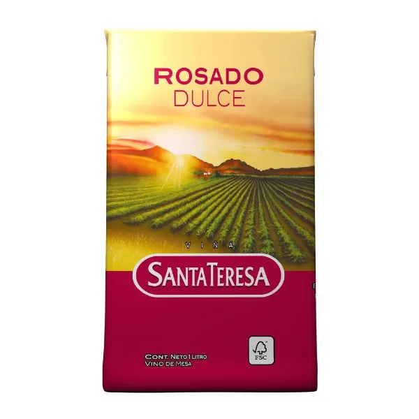 Vino Santa Teresa Rosado Frutal Tetra 1 l