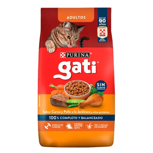 Alimento Gati Carne y Pollo a La Jardinera 1 kg
