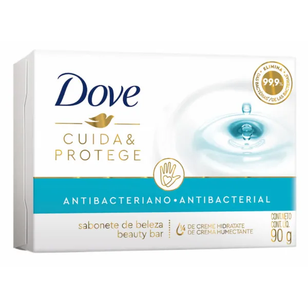 Jabón de tocador Dove antibacterial 90 g